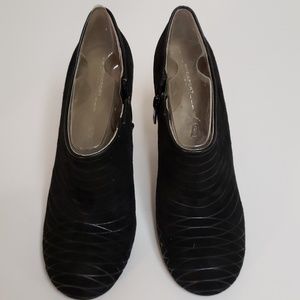 Rockport Black Suede Booties